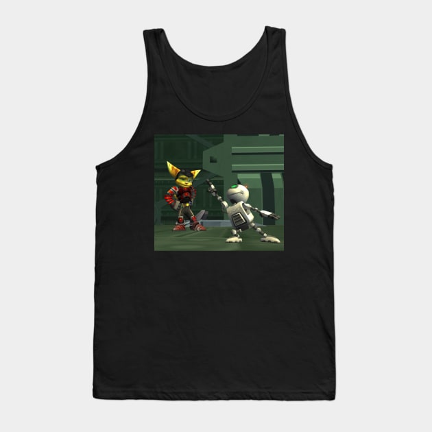 Ratchet and Clank - Wrong Game! Tank Top by MegacorpMerch